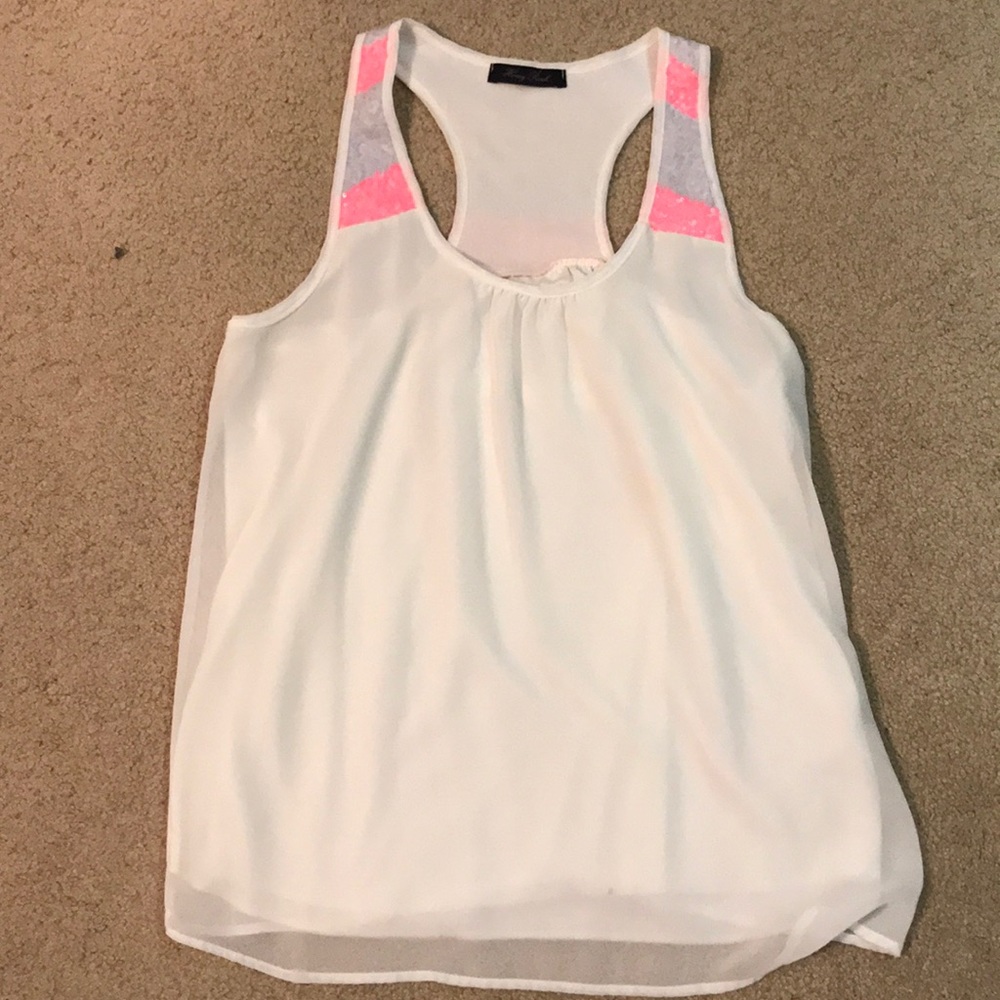 White tank top